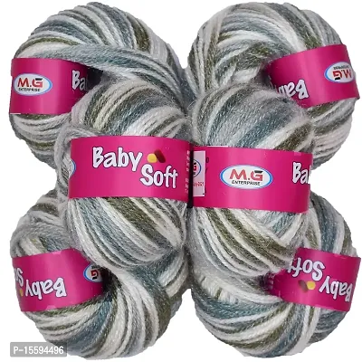 SIMI ENTERPRISE 100% Acrylic Wool Red (10 pc) Baby Soft 4 ply Wool Ball Hand Knitting Wool/Art Craft Soft Fingering Crochet Hook Yarn, Needle Knitting Yarn Thread Dye VC
