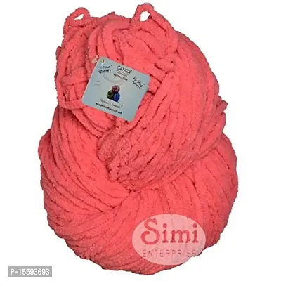 GANGA Knitting Yarn Thick Chunky Wool, Velvety Scarlet 300 GMS Best Used with Knitting Needles, Crochet Needles Wool Yarn for Knitting.-FN