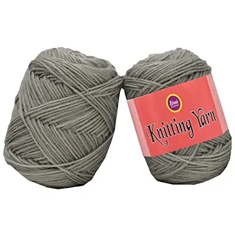SIMI ENTERPRISE 100% Acrylic Wool Candy Red 100 GMS Wool Ball Hand Knitting Wool / Art Craft Soft Fingering Crochet Hook Yarn, Needle Knitting Yarn Thread Dyed-BB Art-AGB