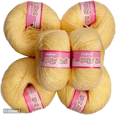 Vardhman Wool Baby Soft (Dark Cream) - Pack of 6