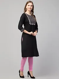 Women's Rayon Printed Straight Kurti with Legging and Dupatta Set-thumb2