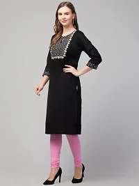 Women's Rayon Printed Straight Kurti with Legging and Dupatta Set-thumb4