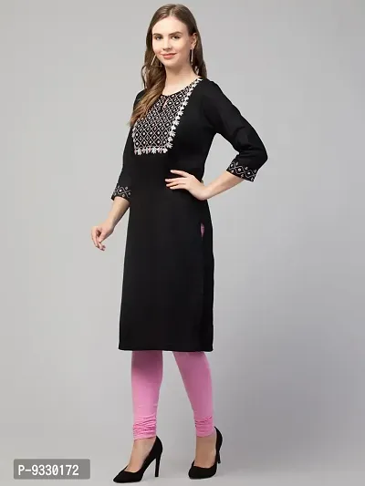 Women's Rayon Printed Straight Kurti with Legging and Dupatta Set-thumb5