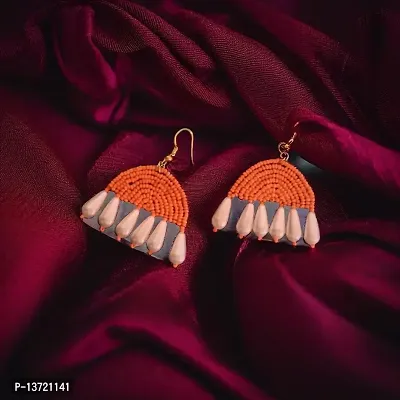 Elegant Fabric Earrings For Women-thumb2