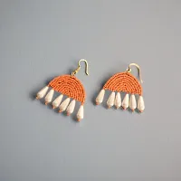 Elegant Fabric Earrings For Women-thumb3