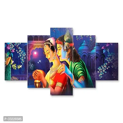 Set Of 5 Framed Painting for Wall Decoration (125 X 60 CM)-thumb0