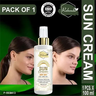 Trendy Sunscreen Cream Spf 30+, Whitening, Moisturising, Anti Aging,Reduce Dark Spote Protetion From Uva/Uvb/Pa++, Sun Protection And De Tan - Spf 30-thumb0