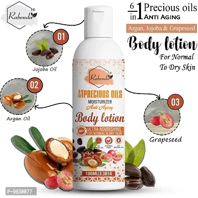 Trendy 6 In 1 Precious Oils Body Lotions Anti Aging Body Care Product With Argan, Jojoba And Grapeseed Extract Cream-thumb3