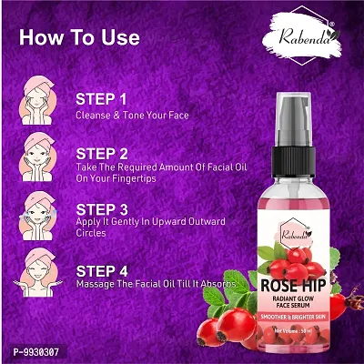 Trendy Rosehip Face Serum For Glowing Skin, With Rosehip And Gotu Kola For Glowing Skin - 50 Ml-Pack-1-thumb4