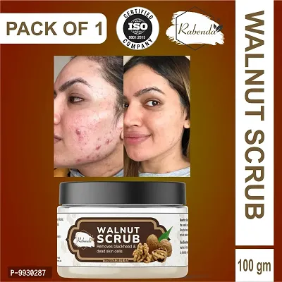 Trendy Walnut Natural Tan Removal Scrub For Smooth And Brightener Skin Scrub-thumb0