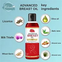 Trendy Breast Massage Oil With Almond Oil, Olive Oil  Wheat Germ Oil - Relieves Stress Caused By Wired Bra And Breast Toner Massage Oil-thumb1