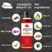 Trendy Breast Massage Oil With Almond Oil, Olive Oil  Wheat Germ Oil - Relieves Stress Caused By Wired Bra And Breast Toner Massage Oil-thumb1