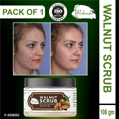 Trendy Walnut Natural Tan Removal Scrub For Smooth And Brightener Skin Scrub-thumb0