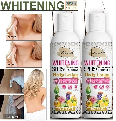 Trendy Whitening Body Lotion On Spf15+ Skin Lighten And Brightening Body Lotion Cream