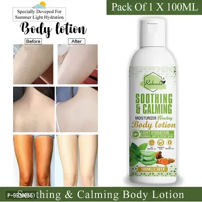 Trendy Soothing Calming And Healing Body Lotion With Turmeric And Aloevera Cream For Normal,Dry And Itchy Skin