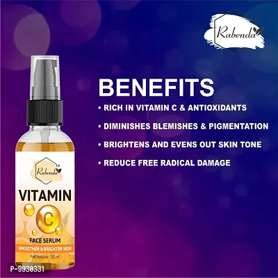 Trendy 1% Vitamin C Face Serum With Mandarin For Glowing Skin With Pure Ethyl Ascorbic Acid For Hyperpigmentation And Dull Skin, Fragrance-Free, 50 Ml-Pack-1-thumb3