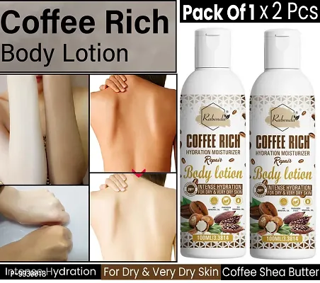 Trendy Coffee Rich Hydration Moisturizer Body Lotion With Coffee And Shea Butter