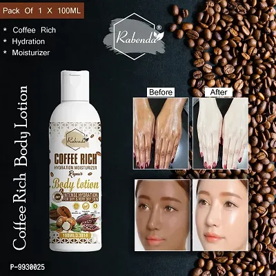 Trendy Coffee Rich Hydration Moisturizer Body Lotion With Coffee And Shea Butter