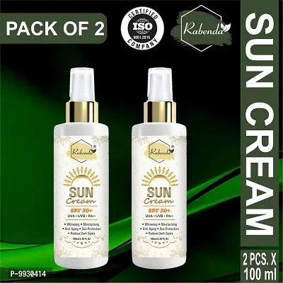 Trendy Sunscreen Cream Spf 30+, Whitening, Moisturising, Anti Aging,Reduce Dark Spote Protetion From Uva/Uvb/Pa++, Sun Protection And De Tan - Spf 30