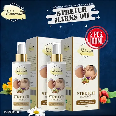 Trendy Present Repair Stretch Marks Removal - Natural Heal Pregnancy Breast, Hip, Legs, Mark Oil 100 Ml Pack Of 2-thumb0