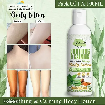 Trendy Soothing Calming And Healing Body Lotion With Turmeric And Aloevera Cream For Normal,Dry And Itchy Skin