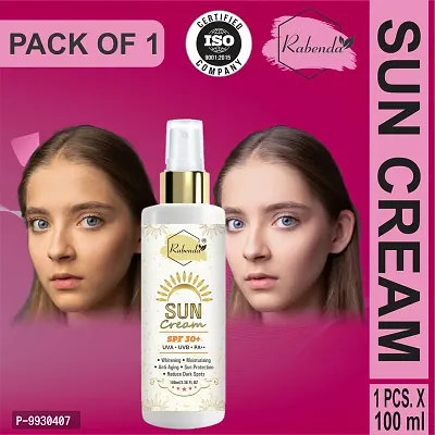 Trendy Sunscreen Cream Spf 30+, Whitening, Moisturising, Anti Aging,Reduce Dark Spote Protetion From Uva/Uvb/Pa++, Sun Protection And De Tan - Spf 30