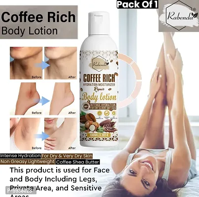 Trendy Coffee Rich Hydration Moisturizer Body Lotion With Coffee And Shea Butter