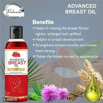 Trendy Breast Massage Oil With Almond Oil, Olive Oil  Wheat Germ Oil - Relieves Stress Caused By Wired Bra And Breast Toner Massage Oil-thumb3