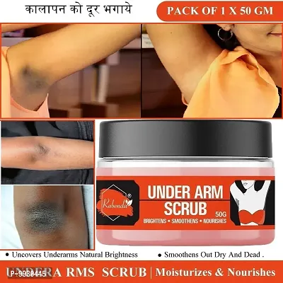 Trendy Under Arm Scrub Gently Exfoliates The Sensitive Skin Of Under Arms, Blend Of Coconut Oil And Coconut Shell Powder Brightens Softens Nourishes And Smoothens Your Underarms Scrub-thumb0