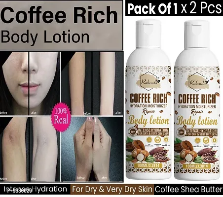 Trendy Coffee Rich Hydration Moisturizer Body Lotion With Coffee And Shea Butter