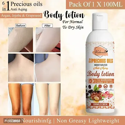 Trendy 6 In 1 Precious Oils Body Lotions Anti Aging Body Care Product With Argan, Jojoba And Grapeseed Extract Cream