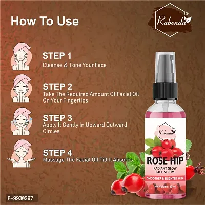 Trendy Rosehip Face Serum For Glowing Skin, With Rosehip And Gotu Kola For Glowing Skin - 50 Ml-Pack-1-thumb4