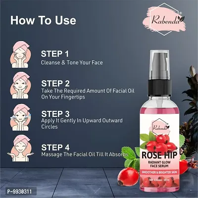 Trendy Rosehip Face Serum For Glowing Skin, With Rosehip And Gotu Kola For Glowing Skin - 50 Ml-Pack-1-thumb4