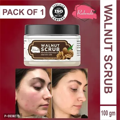 Trendy Walnut Natural Tan Removal Scrub For Smooth And Brightener Skin Scrub-thumb0