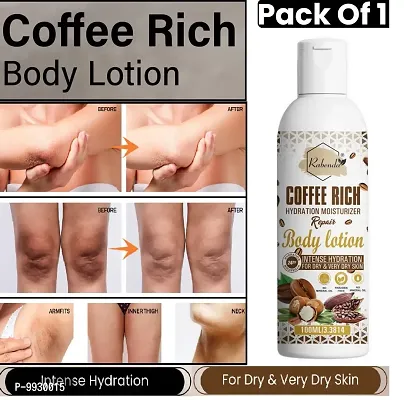 Trendy Coffee Rich Hydration Moisturizer Body Lotion With Coffee And Shea Butter