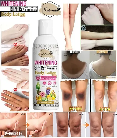 Trendy Whitening Body Lotion On Spf15+ Skin Lighten And Brightening Body Lotion Cream