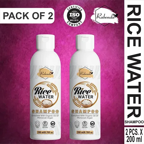 Rabenda Rice Water Hair Shampoo Pack Of 2