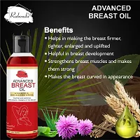 Trendy Breast Massage Oil With Almond Oil, Olive Oil  Wheat Germ Oil - Relieves Stress Caused By Wired Bra And Breast Toner Massage Oil-thumb2