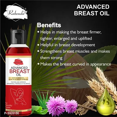 Trendy Breast Massage Oil With Almond Oil, Olive Oil  Wheat Germ Oil - Relieves Stress Caused By Wired Bra And Breast Toner Massage Oil-thumb3