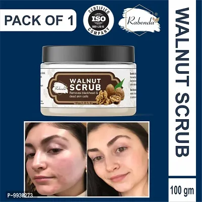 Trendy Walnut Natural Tan Removal Scrub For Smooth And Brightener Skin Scrub-thumb0