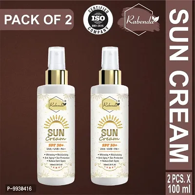 Trendy Sunscreen Cream Spf 30+, Whitening, Moisturising, Anti Aging,Reduce Dark Spote Protetion From Uva/Uvb/Pa++, Sun Protection And De Tan - Spf 30