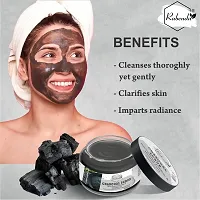 Trendy Natural Bamboo Charcoal Face And Body Scrub With Activated Charcoal, Peppermint And Thyme For Helps In Deep Exfoliation And Remove Blackheads-thumb2