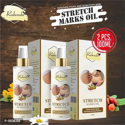 Trendy Present Repair Stretch Marks Removal - Natural Heal Pregnancy Breast, Hip, Legs, Mark Oil 100 Ml Pack Of 2-thumb0