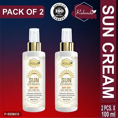 Trendy Sunscreen Cream Spf 30+, Whitening, Moisturising, Anti Aging,Reduce Dark Spote Protetion From Uva/Uvb/Pa++, Sun Protection And De Tan - Spf 30