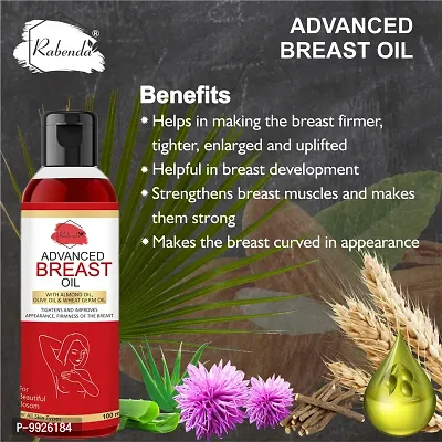 Trendy Breast Massage Oil With Almond Oil, Olive Oil  Wheat Germ Oil - Relieves Stress Caused By Wired Bra And Breast Toner Massage Oil-thumb3