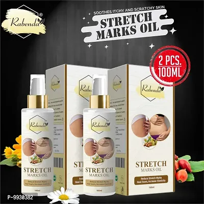 Trendy Present Repair Stretch Marks Removal - Natural Heal Pregnancy Breast, Hip, Legs, Mark Oil 100 Ml Pack Of 2-thumb0