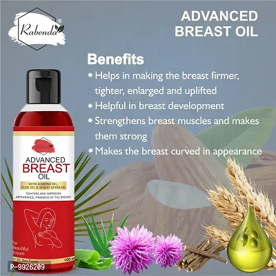 Trendy Breast Massage Oil With Almond Oil, Olive Oil  Wheat Germ Oil - Relieves Stress Caused By Wired Bra And Breast Toner Massage Oil-thumb3