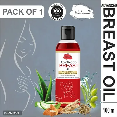 Trendy Breast Massage Oil With Almond Oil, Olive Oil  Wheat Germ Oil - Relieves Stress Caused By Wired Bra And Breast Toner Massage Oil