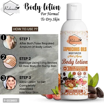 Trendy 6 In 1 Precious Oils Body Lotions Anti Aging Body Care Product With Argan, Jojoba And Grapeseed Extract Cream-thumb4