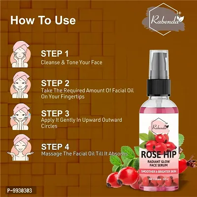 Trendy Rosehip Face Serum For Glowing Skin, With Rosehip And Gotu Kola For Glowing Skin - 50 Ml-Pack-1-thumb4